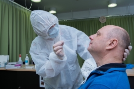 Corona Testung im Gesundheitszentrum