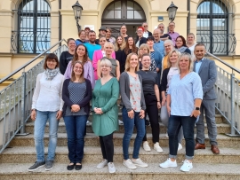 Gruppenbild der Mitarbeitenden des Bereiches Schulsozialarbeit von DON BOSCO SACHSEN