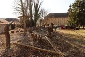 Arbeitseinsatz im Kloster Ensdorf