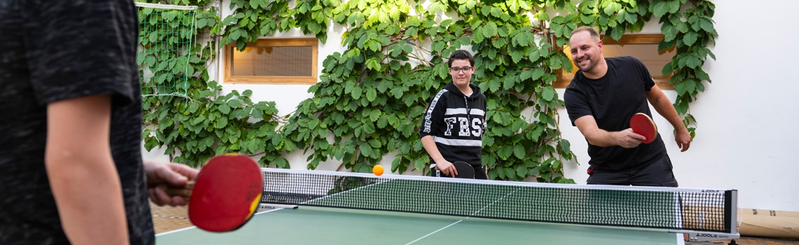 Tischtennis im Internat