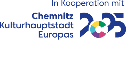 Schriftzug des Logos Chemnitz 2025 Kulturhauptstadt Europas