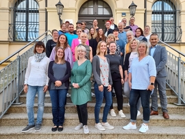 Gruppenbild der Mitarbeitenden des Bereiches Schulsozialarbeit von DON BOSCO SACHSEN
